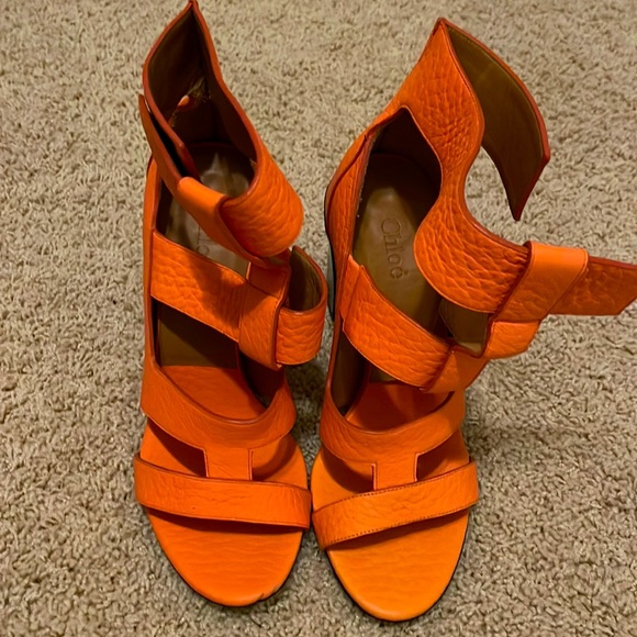 Chloe coral heels brand new - Picture 7 of 16